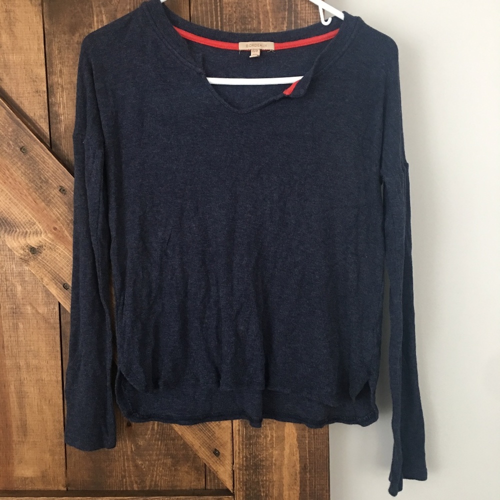 ANTHROPOLOGIE Bordeaux pullover sweater